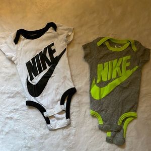 Bundle of 2 Nike 6mo onesies